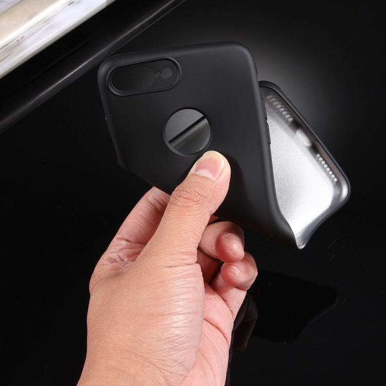 For iPhone 8 Plus & 7 Plus   360 Degrees Full Protection Soft TPU Back Cover + PC Front Combination Case