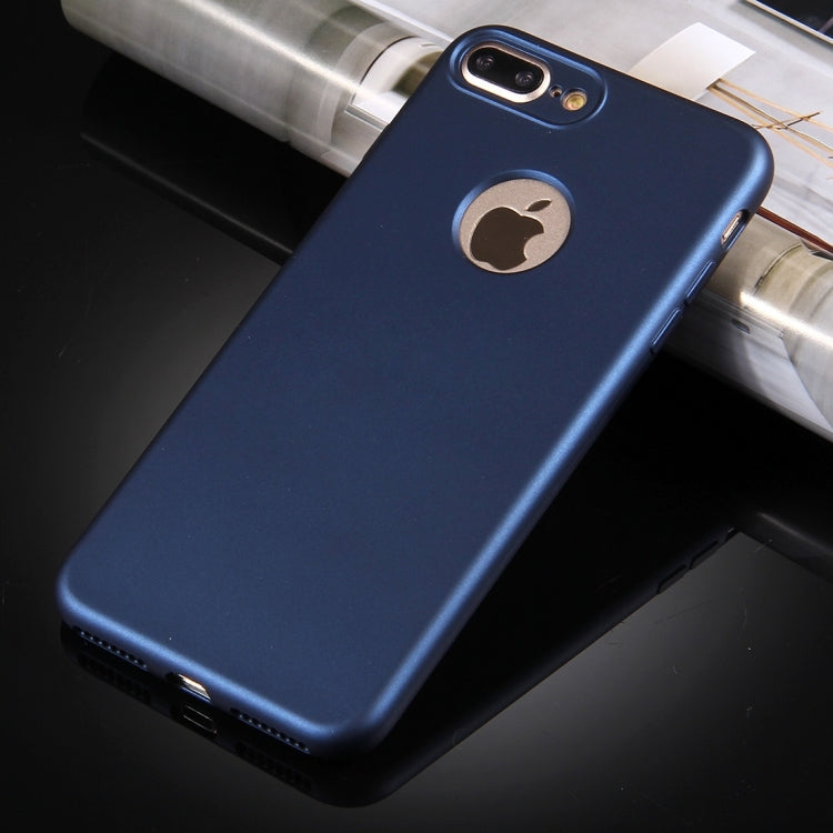 For iPhone 8 Plus & 7 Plus   360 Degrees Full Protection Soft TPU Back Cover + PC Front Combination Case