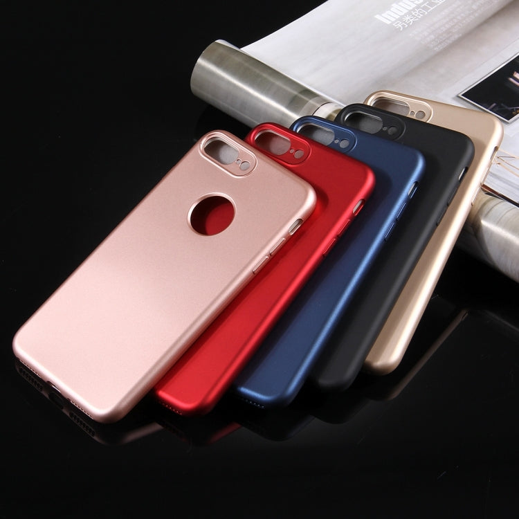 For iPhone 8 Plus & 7 Plus   360 Degrees Full Protection Soft TPU Back Cover + PC Front Combination Case