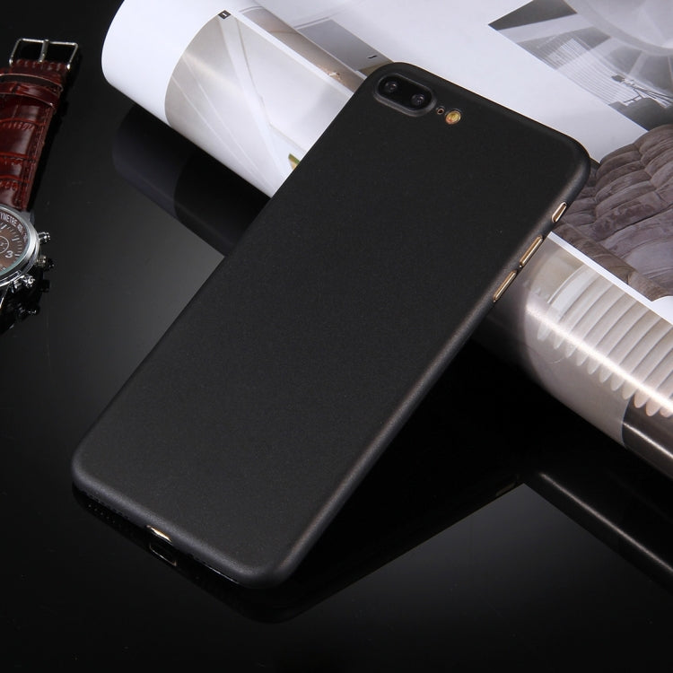 For iPhone 8 Plus & 7 Plus   Frosted Transparent Protective Back Cover Case