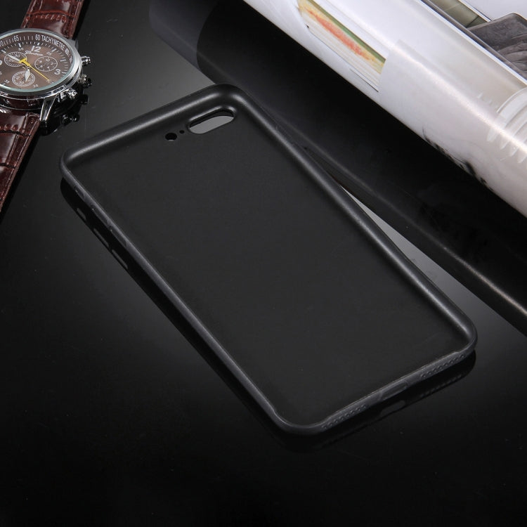 For iPhone 8 Plus & 7 Plus   Frosted Transparent Protective Back Cover Case