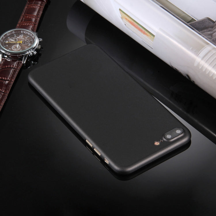 For iPhone 8 Plus & 7 Plus   Frosted Transparent Protective Back Cover Case