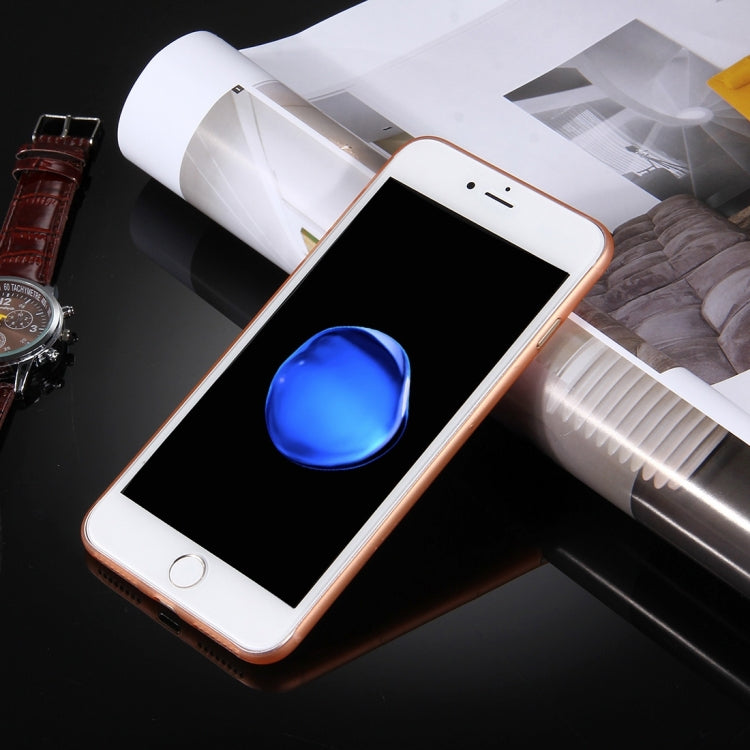 For iPhone 8 Plus & 7 Plus   Frosted Transparent Protective Back Cover Case