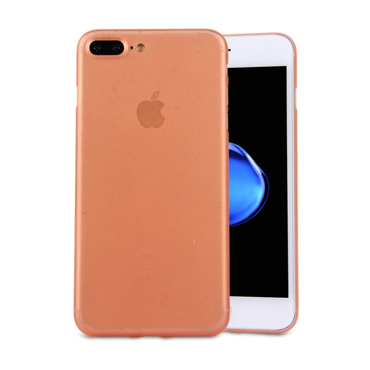 For iPhone 8 Plus & 7 Plus   Frosted Transparent Protective Back Cover Case