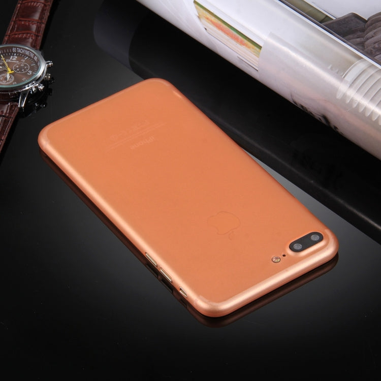 For iPhone 8 Plus & 7 Plus   Frosted Transparent Protective Back Cover Case