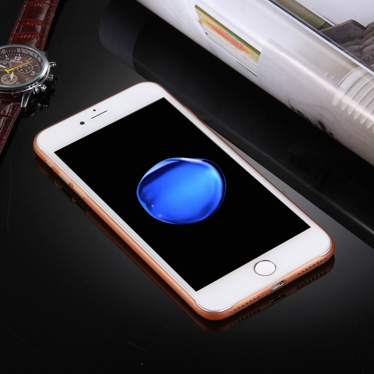 For iPhone 8 Plus & 7 Plus   Frosted Transparent Protective Back Cover Case