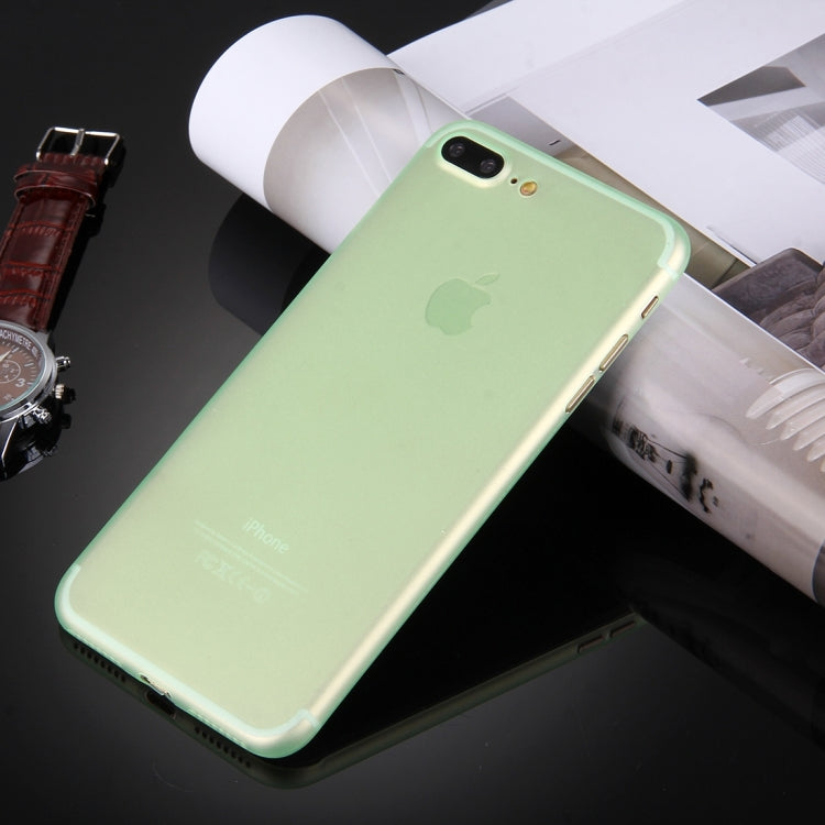 For iPhone 8 Plus & 7 Plus   Frosted Transparent Protective Back Cover Case