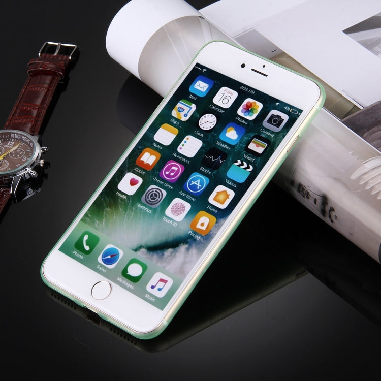 For iPhone 8 Plus & 7 Plus   Frosted Transparent Protective Back Cover Case