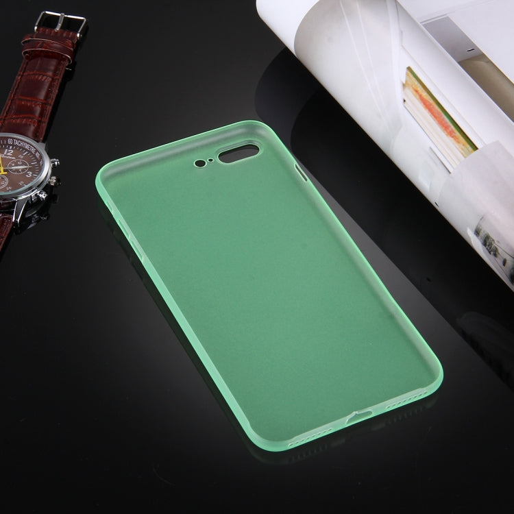 For iPhone 8 Plus & 7 Plus   Frosted Transparent Protective Back Cover Case
