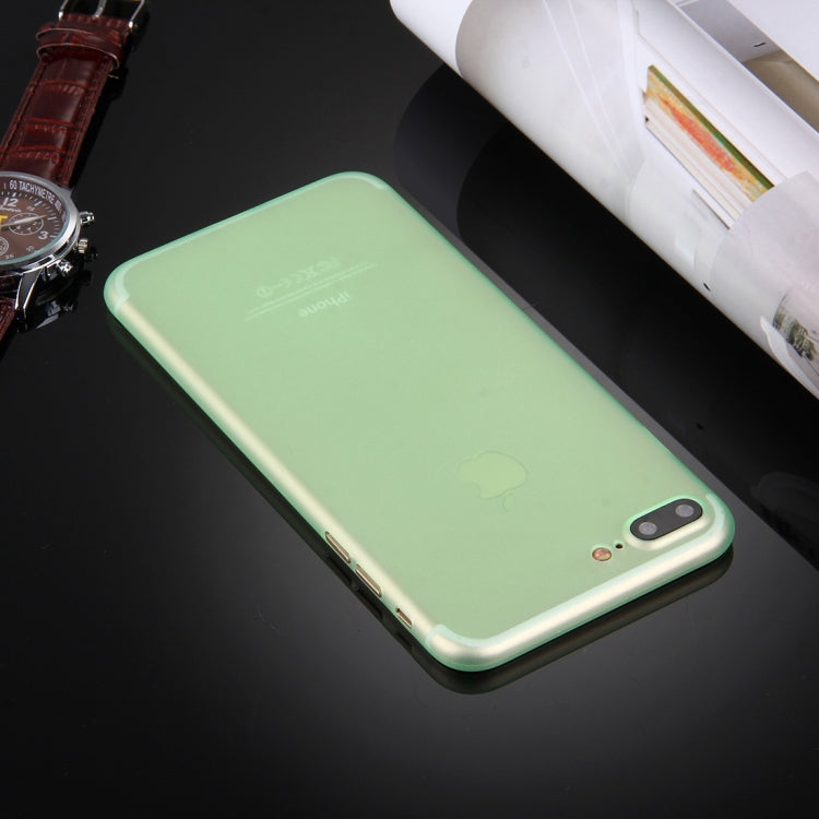 For iPhone 8 Plus & 7 Plus   Frosted Transparent Protective Back Cover Case