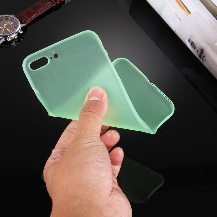For iPhone 8 Plus & 7 Plus   Frosted Transparent Protective Back Cover Case