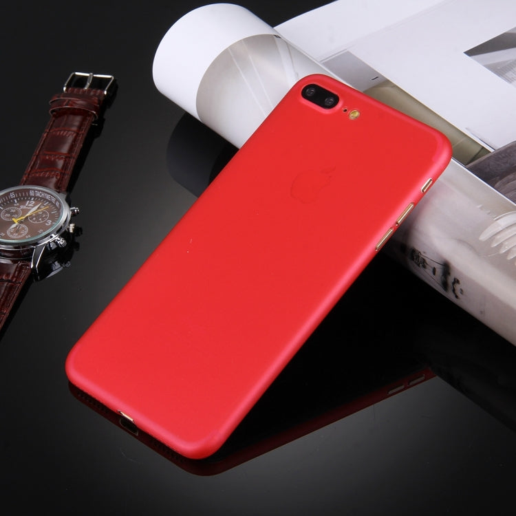 For iPhone 8 Plus & 7 Plus   Frosted Transparent Protective Back Cover Case