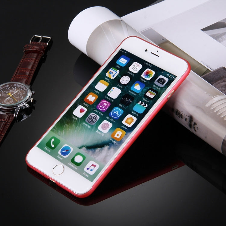 For iPhone 8 Plus & 7 Plus   Frosted Transparent Protective Back Cover Case