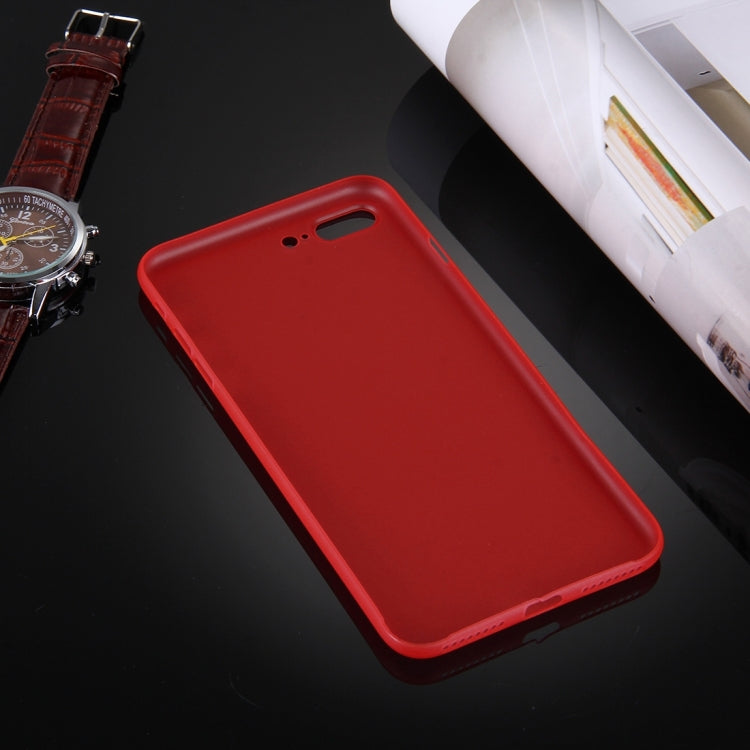 For iPhone 8 Plus & 7 Plus   Frosted Transparent Protective Back Cover Case