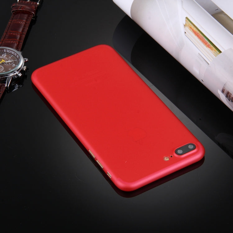 For iPhone 8 Plus & 7 Plus   Frosted Transparent Protective Back Cover Case