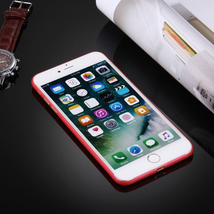 For iPhone 8 Plus & 7 Plus   Frosted Transparent Protective Back Cover Case