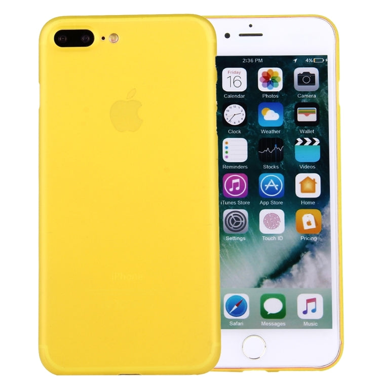 For iPhone 8 Plus & 7 Plus   Frosted Transparent Protective Back Cover Case