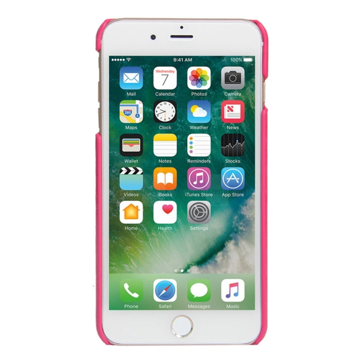 For iPhone 8 Plus & 7 Plus   Leather Case Back Shell Cover with Holder & Card Slot & Wallet