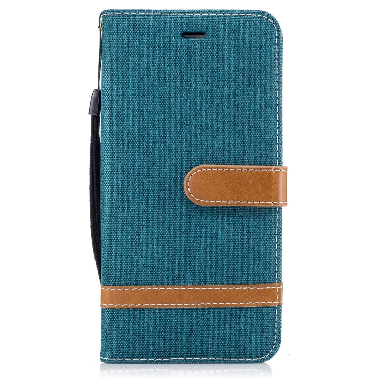For iPhone 8 Plus & 7 Plus   Denim Texture Leather Case with Holder & Card Slots & Wallet & Lanyard