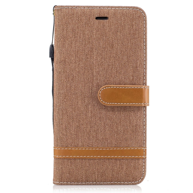 For iPhone 8 Plus & 7 Plus   Denim Texture Leather Case with Holder & Card Slots & Wallet & Lanyard