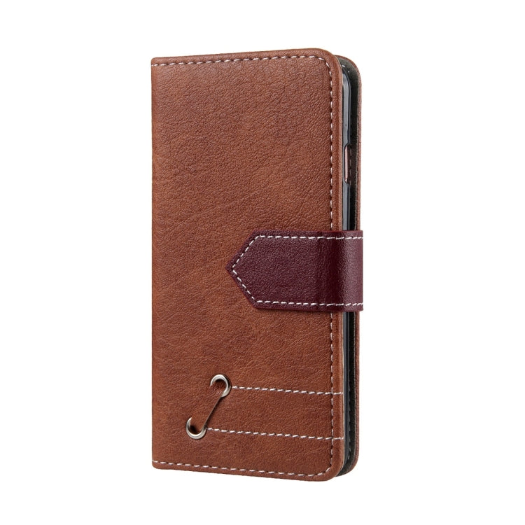 For iPhone 8 Plus & 7 Plus   Retro Crazy Horse Texture Contrast Color Horizontal Flip Leather Case with Holder & Card Slots & Wallet & Photo Frame & Lanyard