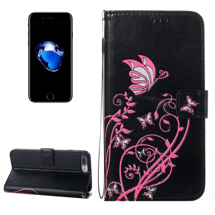 For iPhone 8 Plus & 7 Plus   Voltage Crazy Horse Texture Horizontal Flip Leather Case with Holder & Card Slots & Wallet & Lanyard
