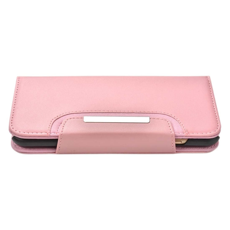 For iPhone 8 Plus & 7 Plus   Plain Weave Texture Horizontal Flip Leather Case with Card Slots & Wallet & Photo Frame