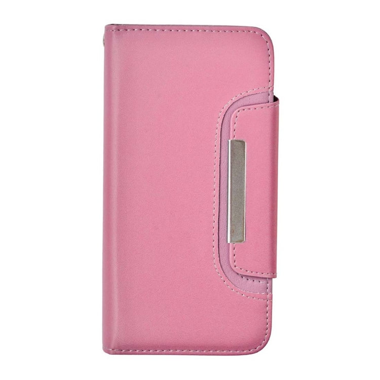 For iPhone 8 Plus & 7 Plus   Plain Weave Texture Horizontal Flip Leather Case with Card Slots & Wallet & Photo Frame