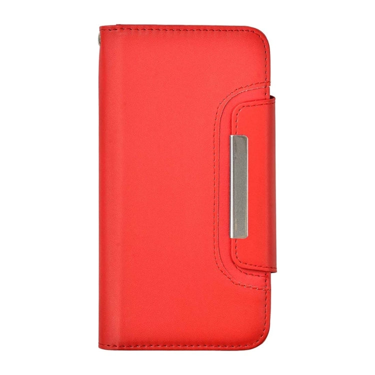 For iPhone 8 Plus & 7 Plus   Plain Weave Texture Horizontal Flip Leather Case with Card Slots & Wallet & Photo Frame