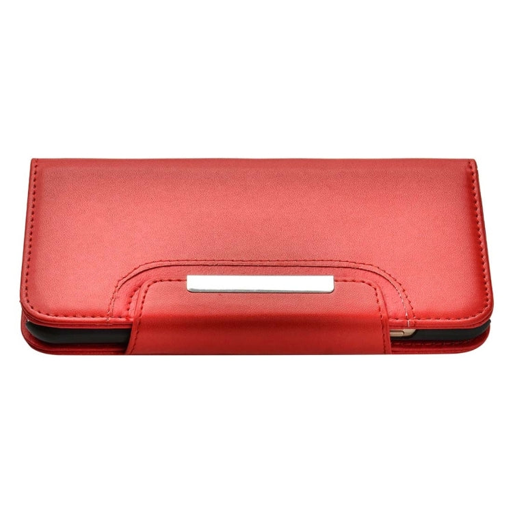 For iPhone 8 Plus & 7 Plus   Plain Weave Texture Horizontal Flip Leather Case with Card Slots & Wallet & Photo Frame