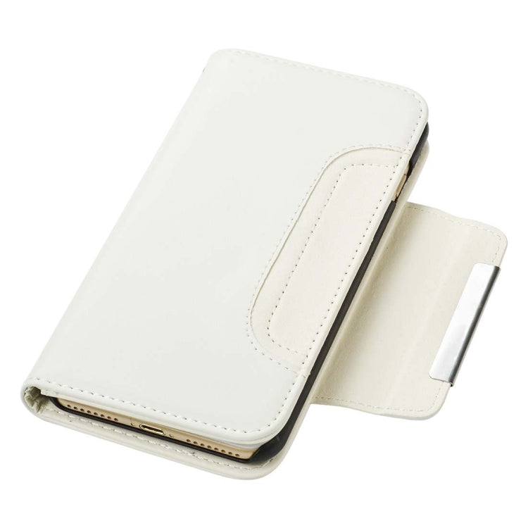 For iPhone 8 Plus & 7 Plus   Plain Weave Texture Horizontal Flip Leather Case with Card Slots & Wallet & Photo Frame