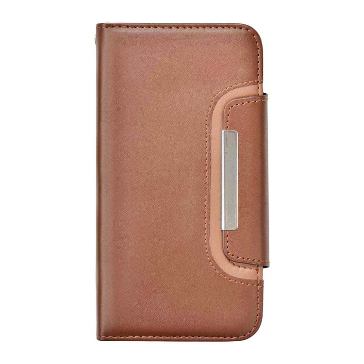 For iPhone 8 Plus & 7 Plus   Plain Weave Texture Horizontal Flip Leather Case with Card Slots & Wallet & Photo Frame