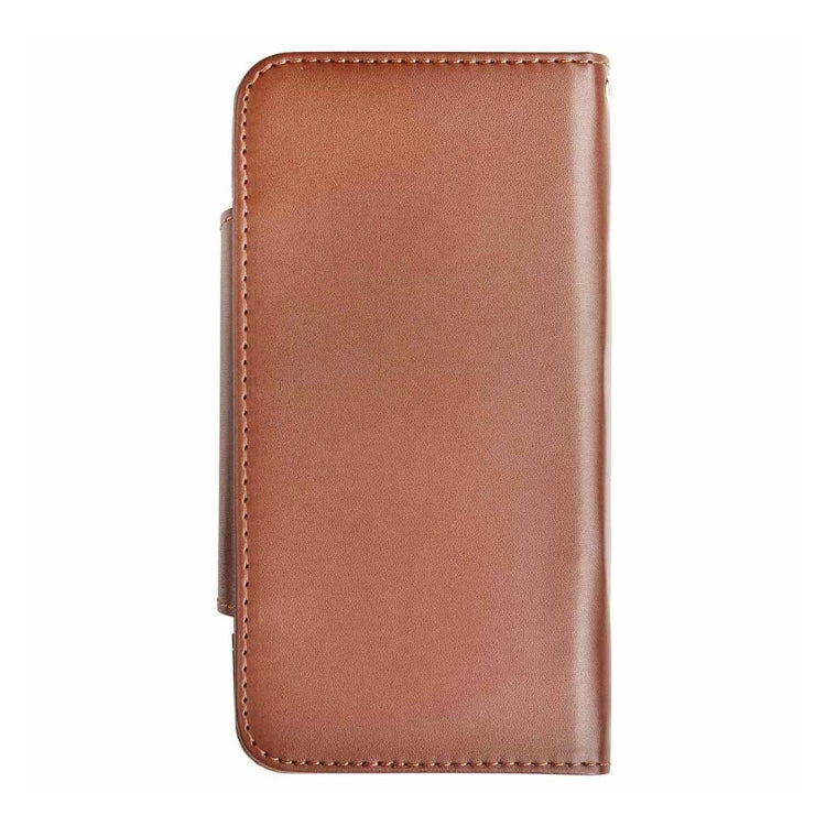 For iPhone 8 Plus & 7 Plus   Plain Weave Texture Horizontal Flip Leather Case with Card Slots & Wallet & Photo Frame