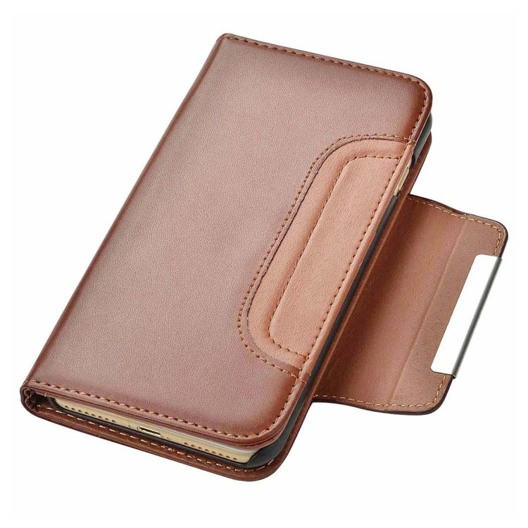 For iPhone 8 Plus & 7 Plus   Plain Weave Texture Horizontal Flip Leather Case with Card Slots & Wallet & Photo Frame