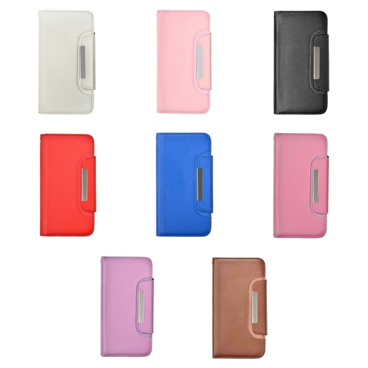 For iPhone 8 Plus & 7 Plus   Plain Weave Texture Horizontal Flip Leather Case with Card Slots & Wallet & Photo Frame