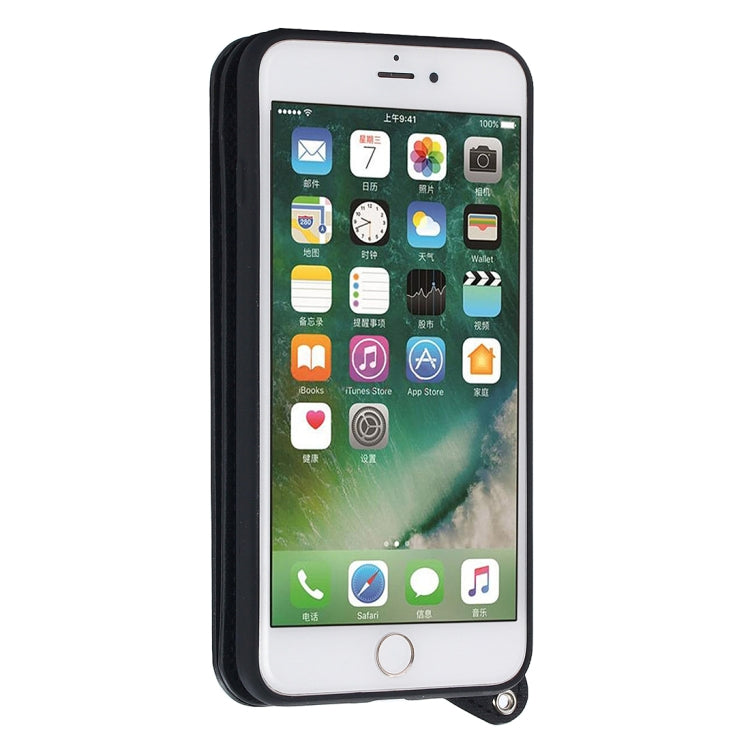 For iPhone 8 Plus & 7 Plus Protective Back Case Cover with Card Slot & Photo Frame & Holder & Mirror