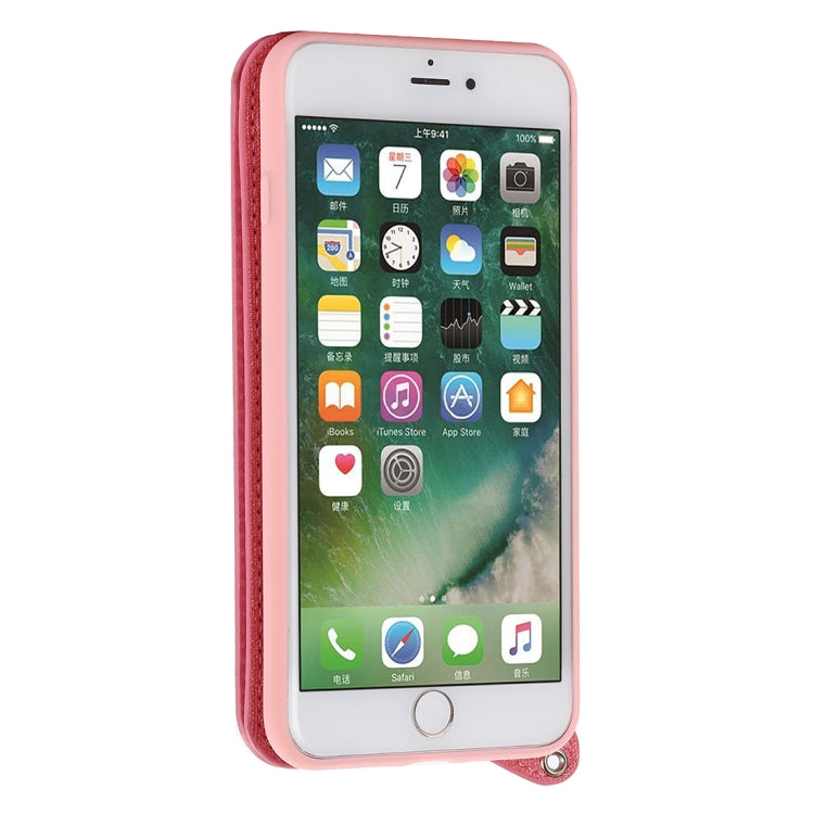 For iPhone 8 Plus & 7 Plus Protective Back Case Cover with Card Slot & Photo Frame & Holder & Mirror
