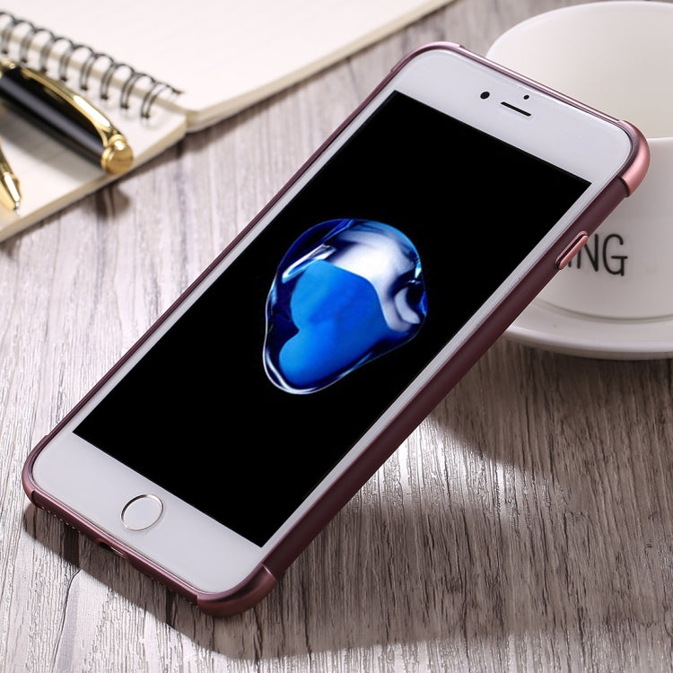 For iPhone 8 Plus & 7 Plus Electroplating TPU Protective Back Cover Case