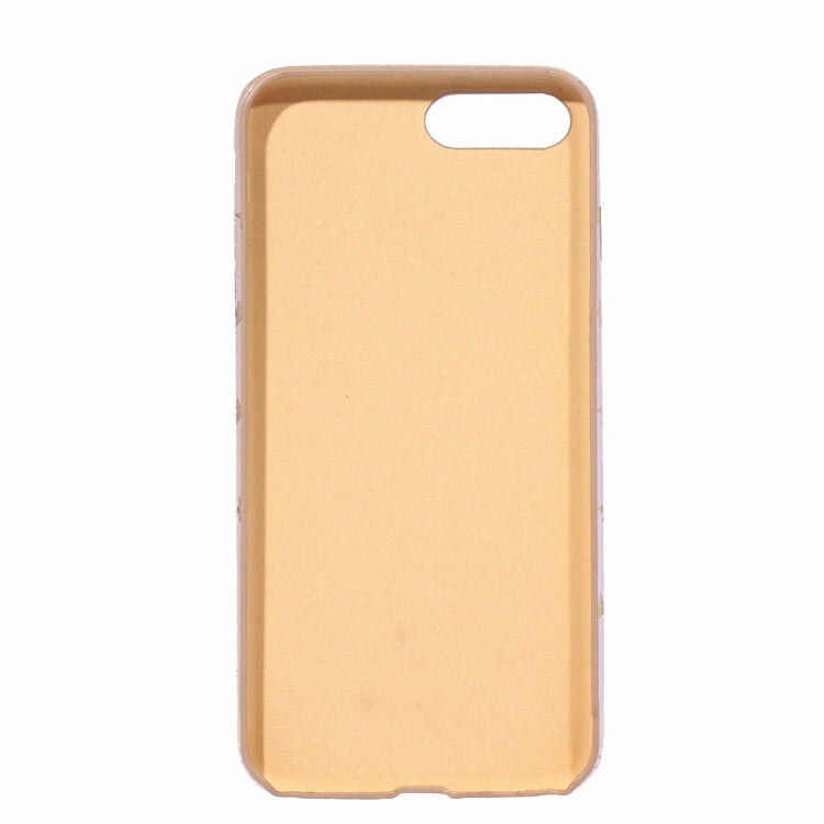 For iPhone 8 Plus & 7 Plus   Steel Wire Texture Glitter Stars Hard Protective Back Cover Case