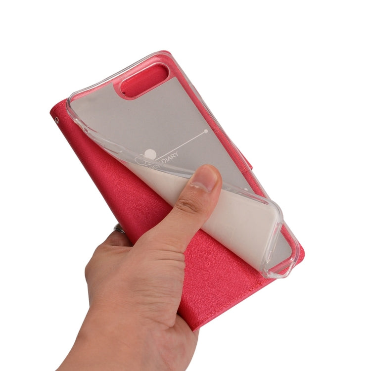 For iPhone 8 Plus & 7 Plus   Silk Texture Horizontal Flip Leather Case with Wallet & Holder & Card Slot & Photo Frame