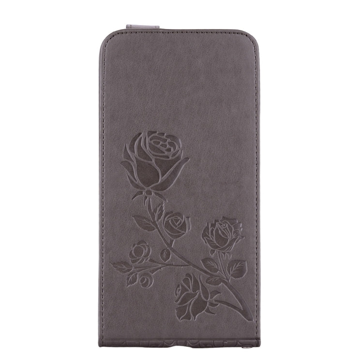 For iPhone 8 Plus & 7 Plus   Roses Pressed Flowers Pattern Vertical Flip Leather Case with Card Slot & Lanyard
