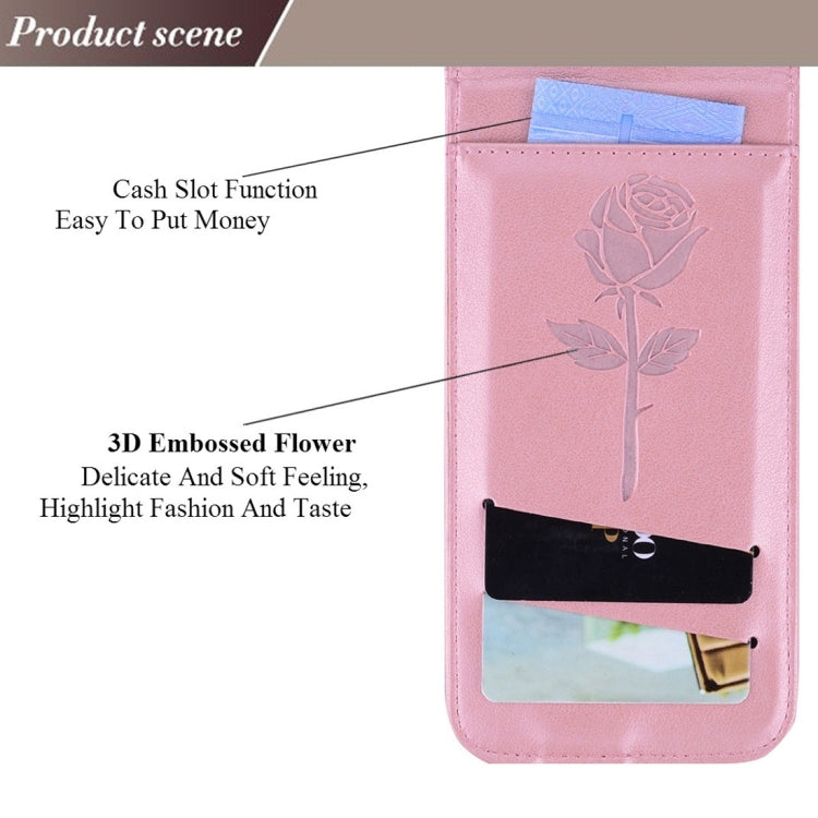 For iPhone 8 Plus & 7 Plus   Roses Pressed Flowers Pattern Vertical Flip Leather Case with Card Slot & Lanyard