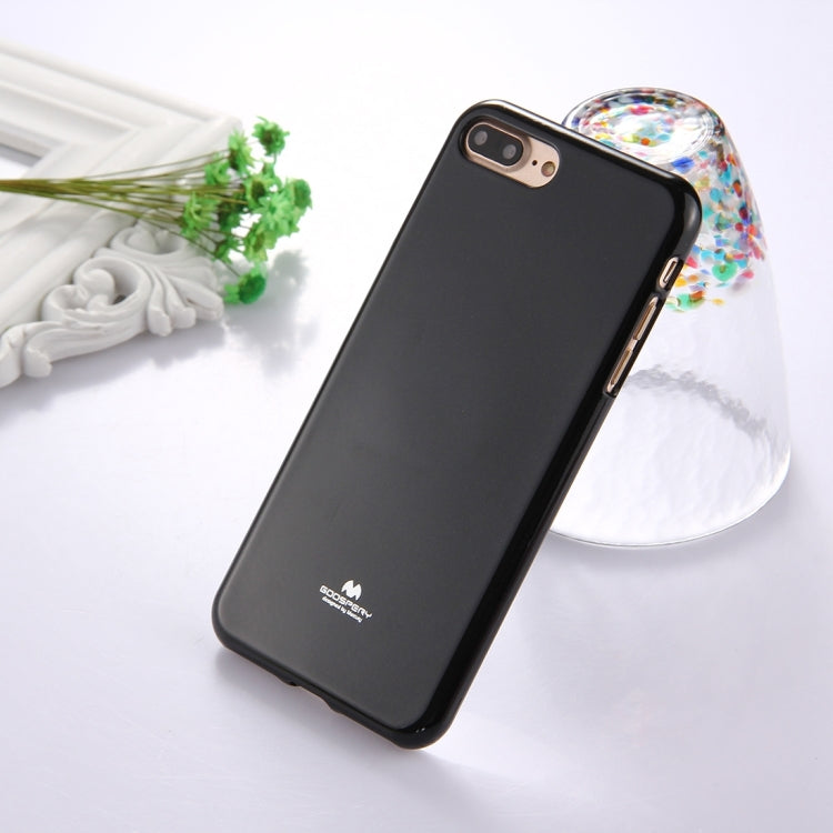 GOOSPERY JELLY CASE for iPhone 8 Plus & 7 Plus   TPU Glitter Powder Drop-proof Protective Back Cover Case