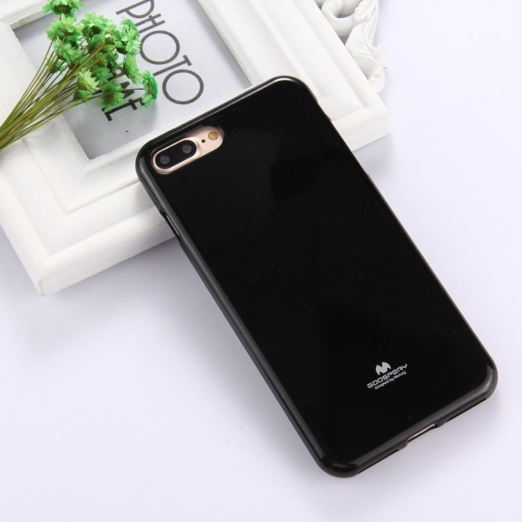 GOOSPERY JELLY CASE for iPhone 8 Plus & 7 Plus   TPU Glitter Powder Drop-proof Protective Back Cover Case