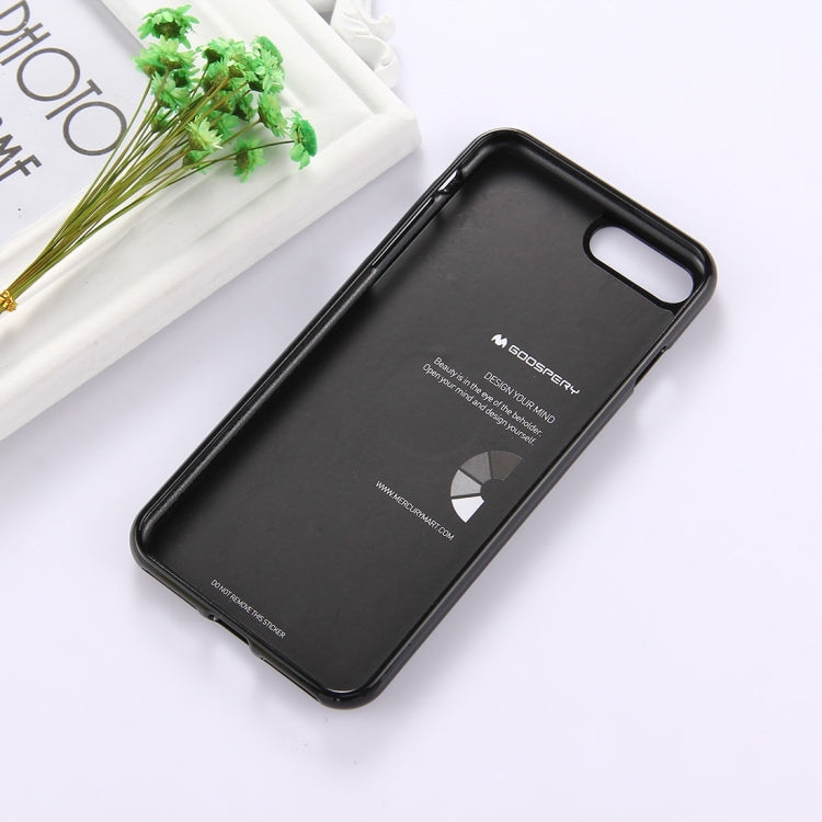 GOOSPERY JELLY CASE for iPhone 8 Plus & 7 Plus   TPU Glitter Powder Drop-proof Protective Back Cover Case
