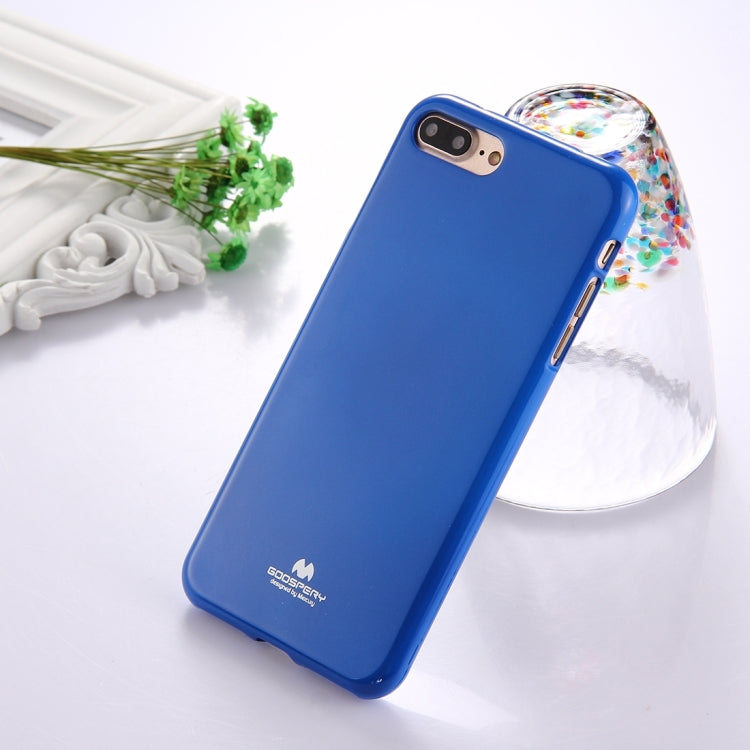 GOOSPERY JELLY CASE for iPhone 8 Plus & 7 Plus   TPU Glitter Powder Drop-proof Protective Back Cover Case