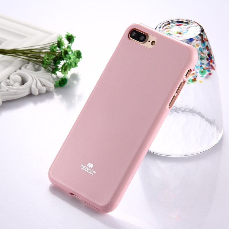 GOOSPERY JELLY CASE for iPhone 8 Plus & 7 Plus   TPU Glitter Powder Drop-proof Protective Back Cover Case