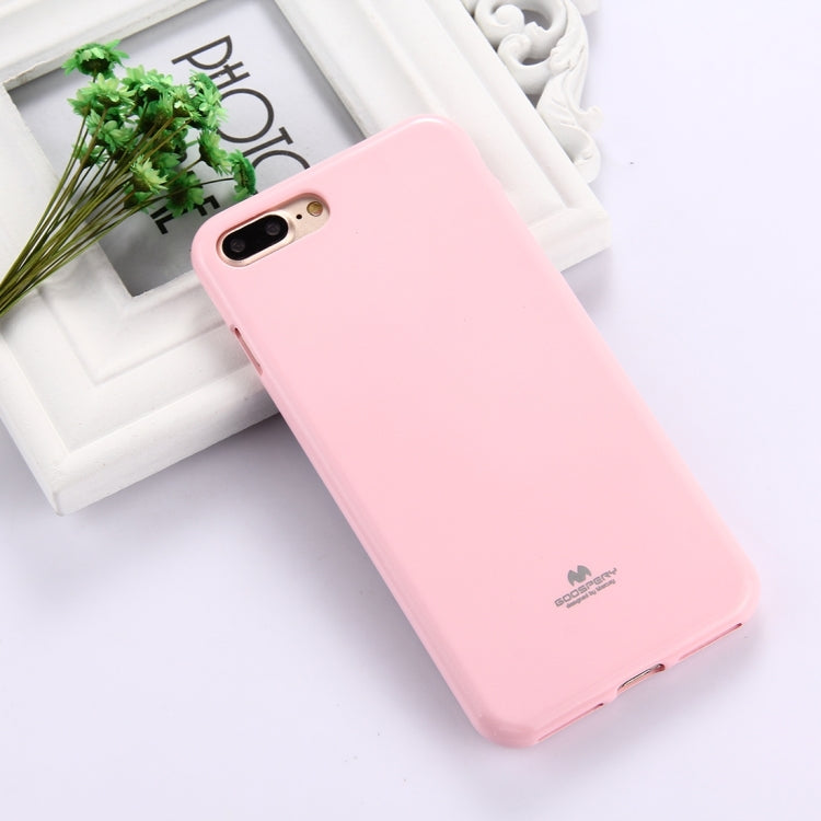 GOOSPERY JELLY CASE for iPhone 8 Plus & 7 Plus   TPU Glitter Powder Drop-proof Protective Back Cover Case