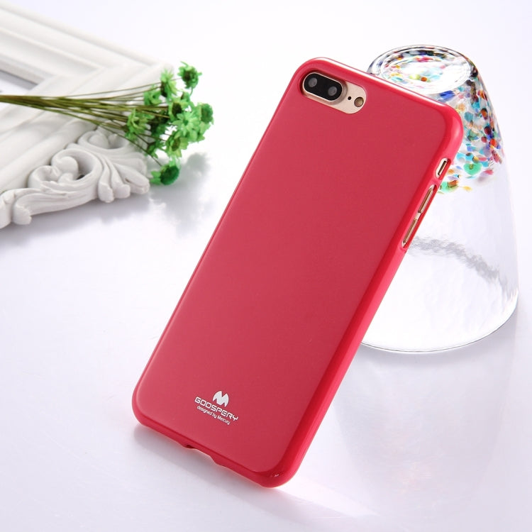 GOOSPERY JELLY CASE for iPhone 8 Plus & 7 Plus   TPU Glitter Powder Drop-proof Protective Back Cover Case