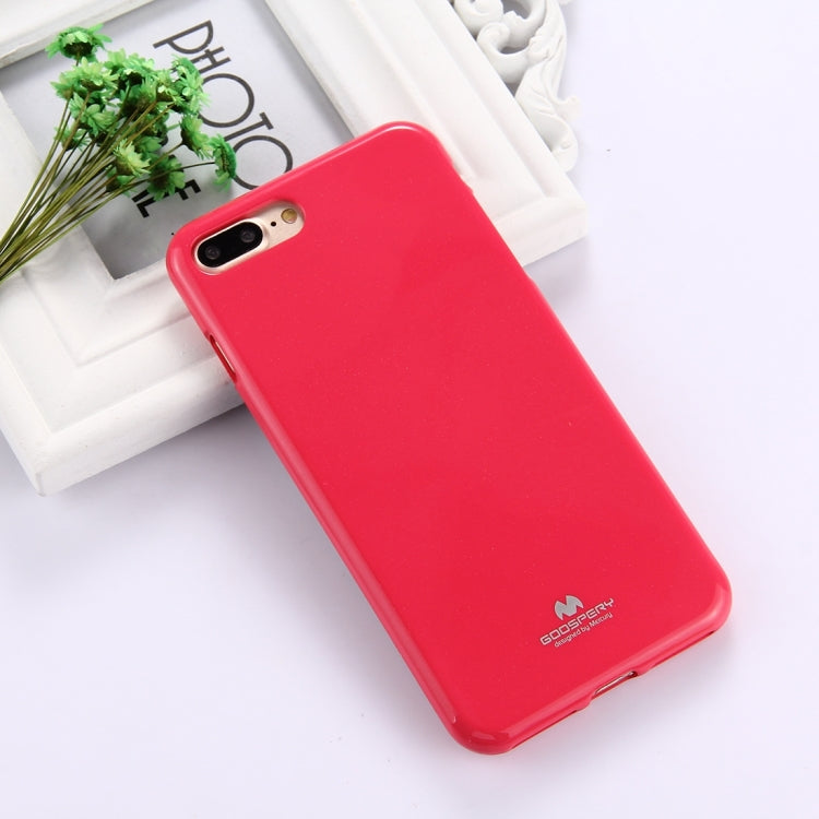 GOOSPERY JELLY CASE for iPhone 8 Plus & 7 Plus   TPU Glitter Powder Drop-proof Protective Back Cover Case